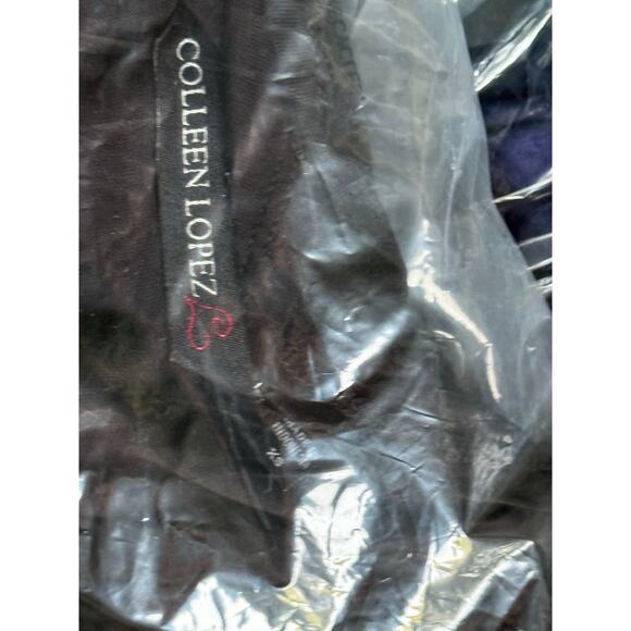 Colleen Lopez Bright Navy One Shoulder Ruched Top 1X NWT 006 - Picture 2 of 2